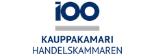 100 Kauppakamari Handelskammaren -logo